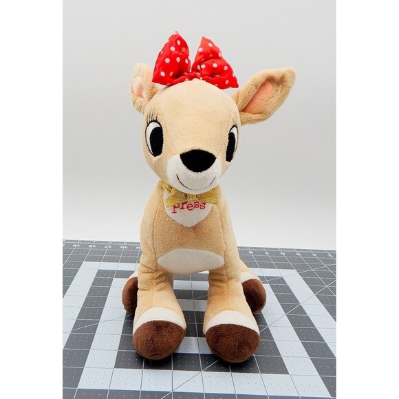 Rudolph the Red Nosed Reindeer Clarice Light Up Musical Plush Stuffed Animal '14 - Picture 1 of 11